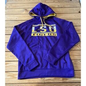 LSU Tigers Hoodie Sweatshirt Size Large Men’s Purple